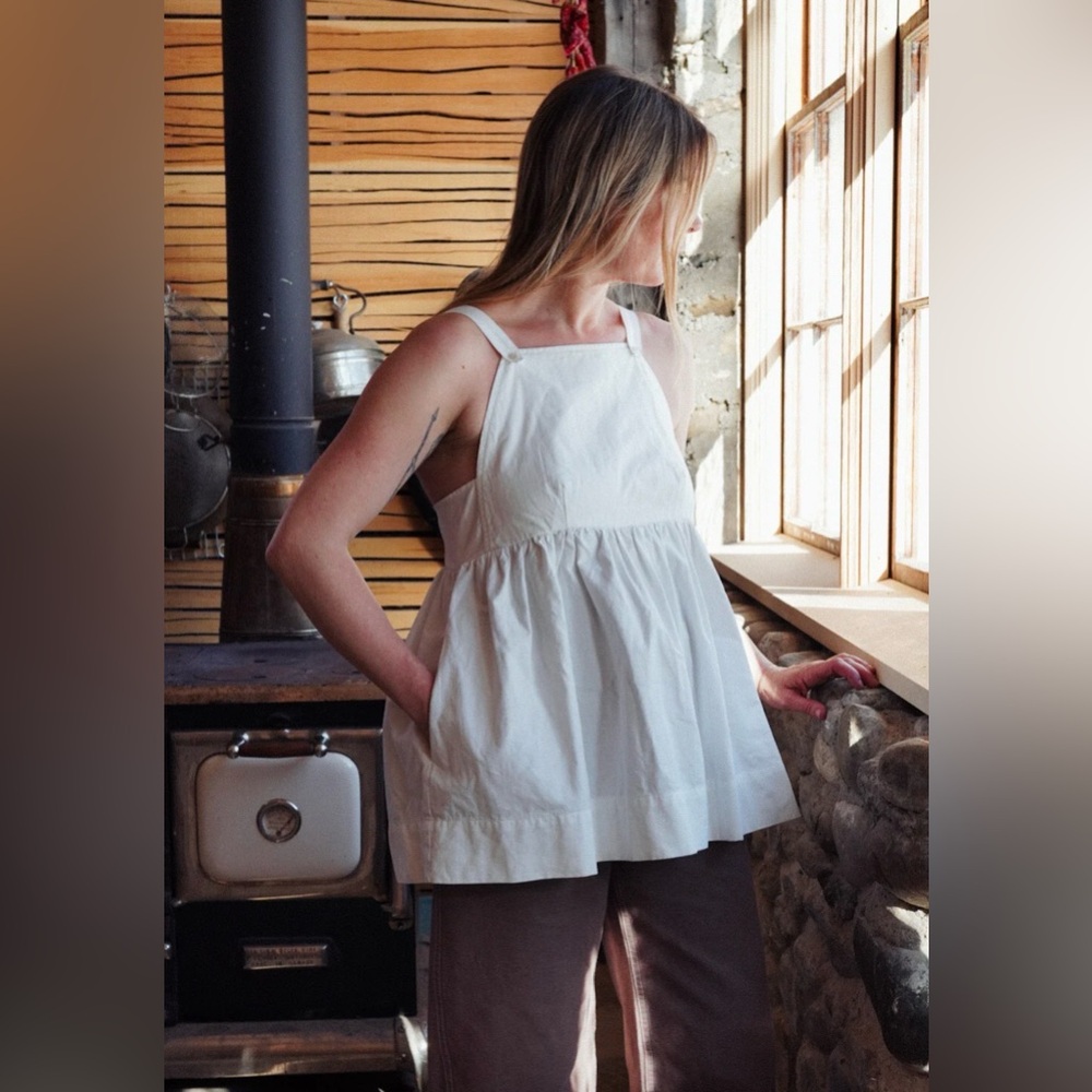 Rudy Jude Apron Top - Salt - New with Tags